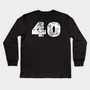 40 Kids Long Sleeve T-Shirt